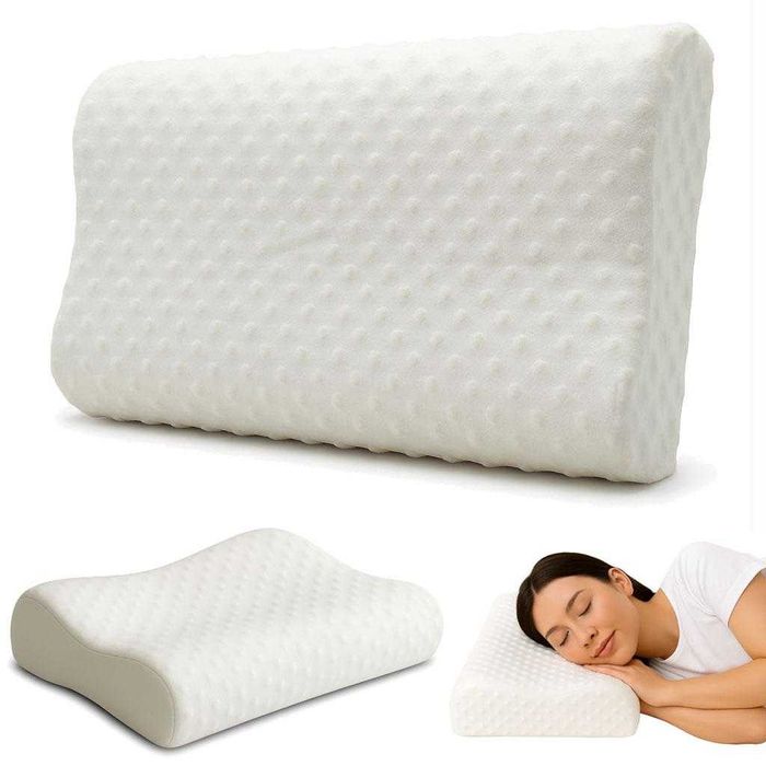 Ортопедична подушка 50×28×7 см з ефектом пам’яті для комфортного сну