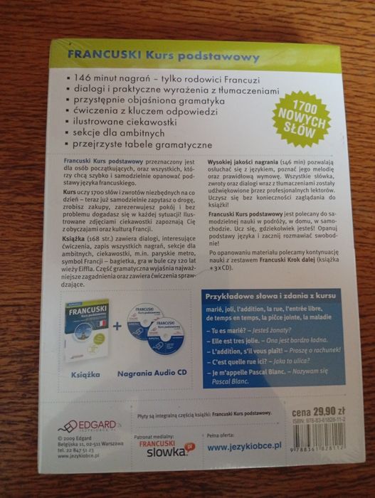 Kurs - Język Francuski i język Włoski.