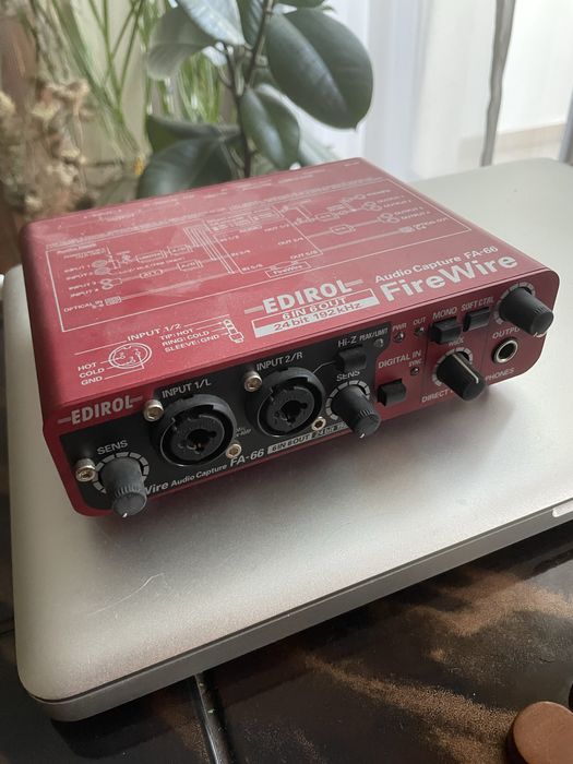 Karta muzyczna interfejs audio Edirol FA-66 FireWire