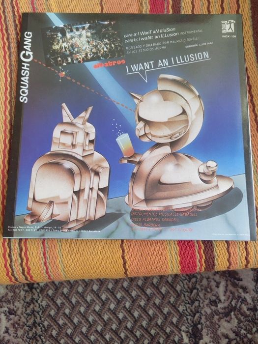 Squash Gang-I Want An Illusion, 12"Maxi singiel winylowy Italo disco