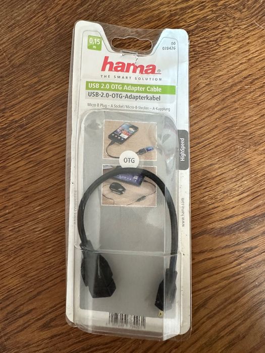 usb2.0 OTG-Adapter Cable Hama. Nowy.