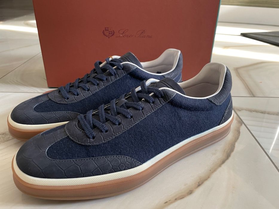 Шкіряні кеди Loro Piana 42 розмір