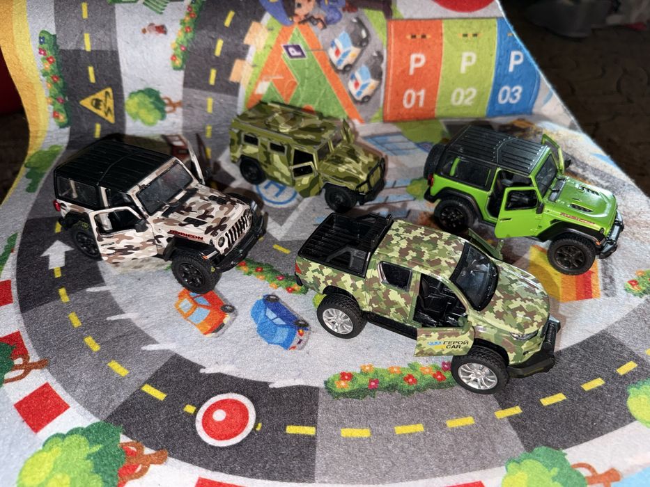 Модельки металлические