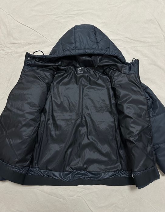 Пуховик куртка Nike NSW чорна демісезон