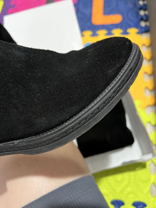 Замшеві ботфорти