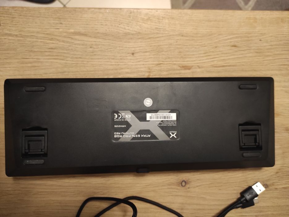 Krux Atax 65% PRO RGB Outemu red