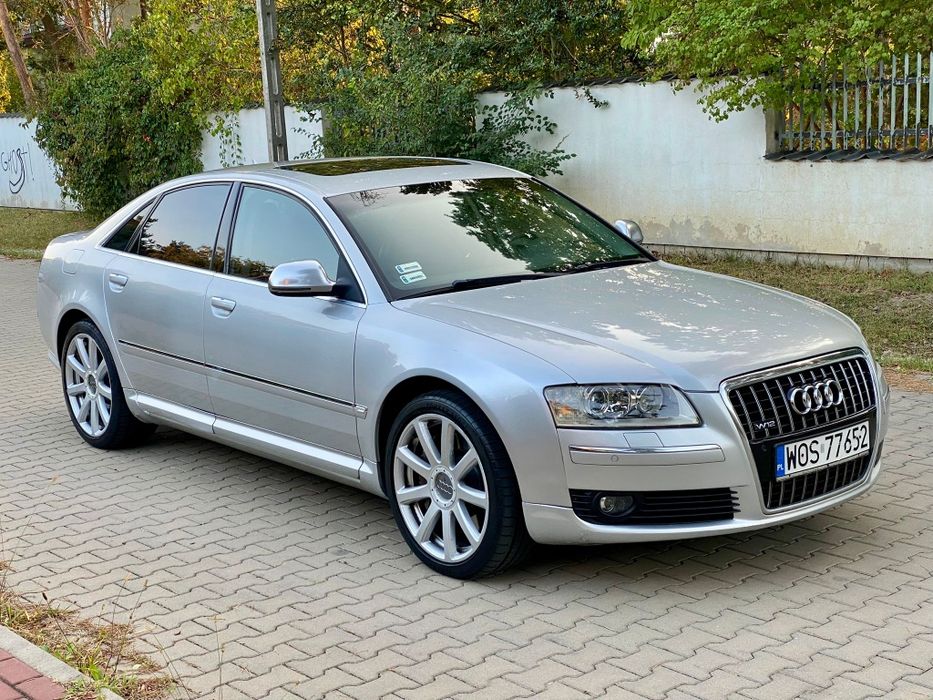 Audi A8 W12 6.0L Benzyna+Gaz/Bose/Solar Dach/Zadbana