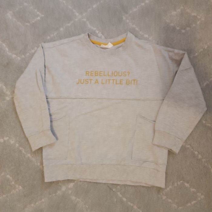 Bawełniana bluza Coccodrillo rozmiar 116