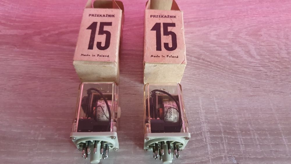 Przekaźniki Lumel R15 230V AC (220V) | 2 szt. Nowe Nieużywane PRL