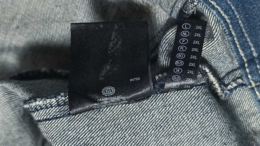 Męska kurtka jeansowa katana C&A r.XXL stan bardzo dobry