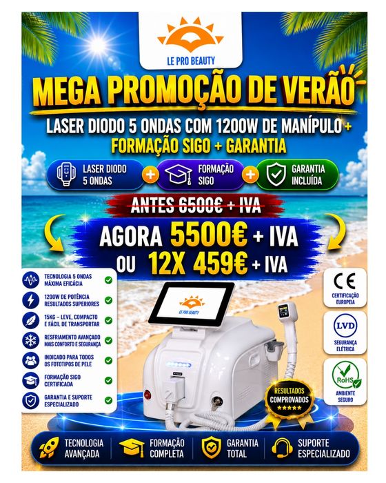 Laser Diodo 5 Ondas  +  garantia + Curso DGERT