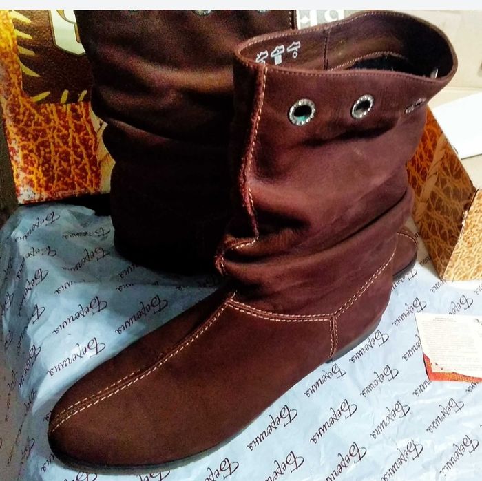 Черевики шоколадні 40 р.