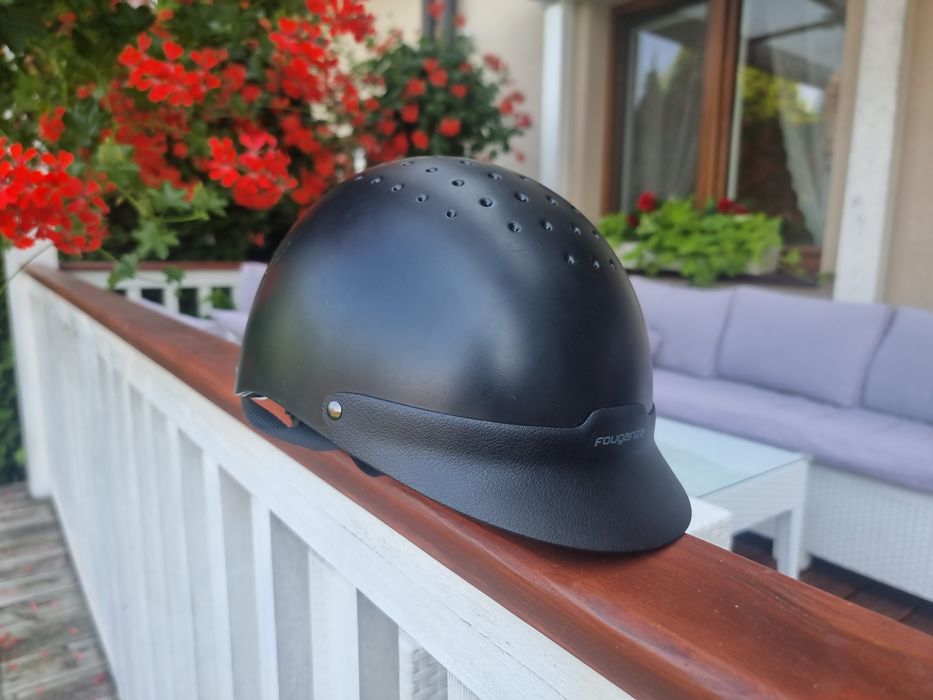 Kask toczek  Fouganza na konie dziecięcy xs 48-52 cm