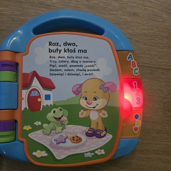 Książka z wierszykami Fisher Price