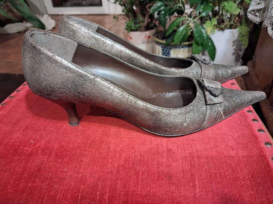 Szpilki - kaczuszka - Vintege with buckle