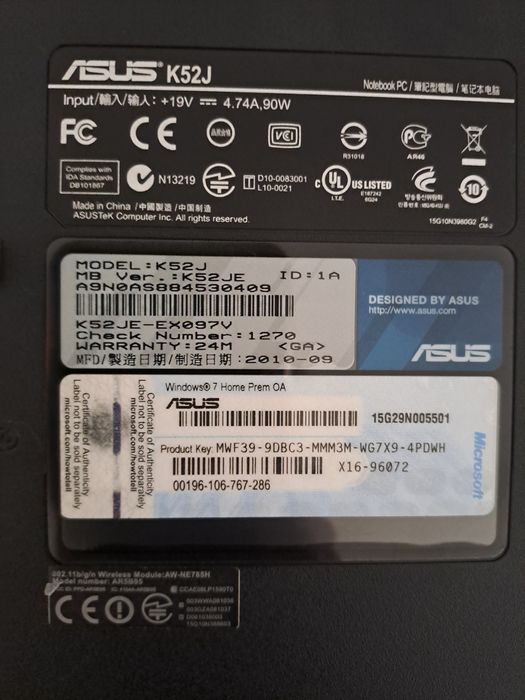 Laptop firma ASUS
