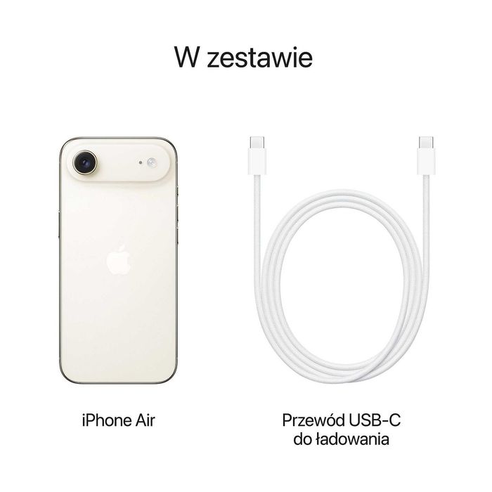 Nowy iPhone 17 AIR 256GB Light Gold ZŁOTY UBEZPIECZENIE 2-LATA! FV23%!