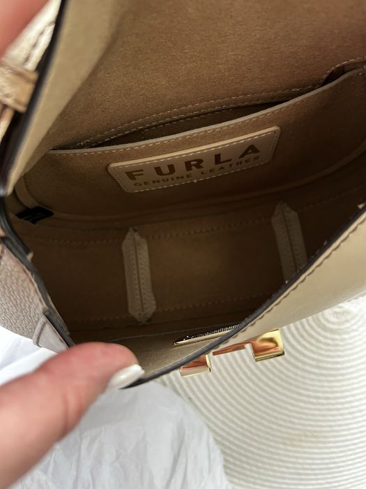 Furla Club torebka beżowa
