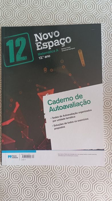 Manual escolar novo - 12 ano Matemática