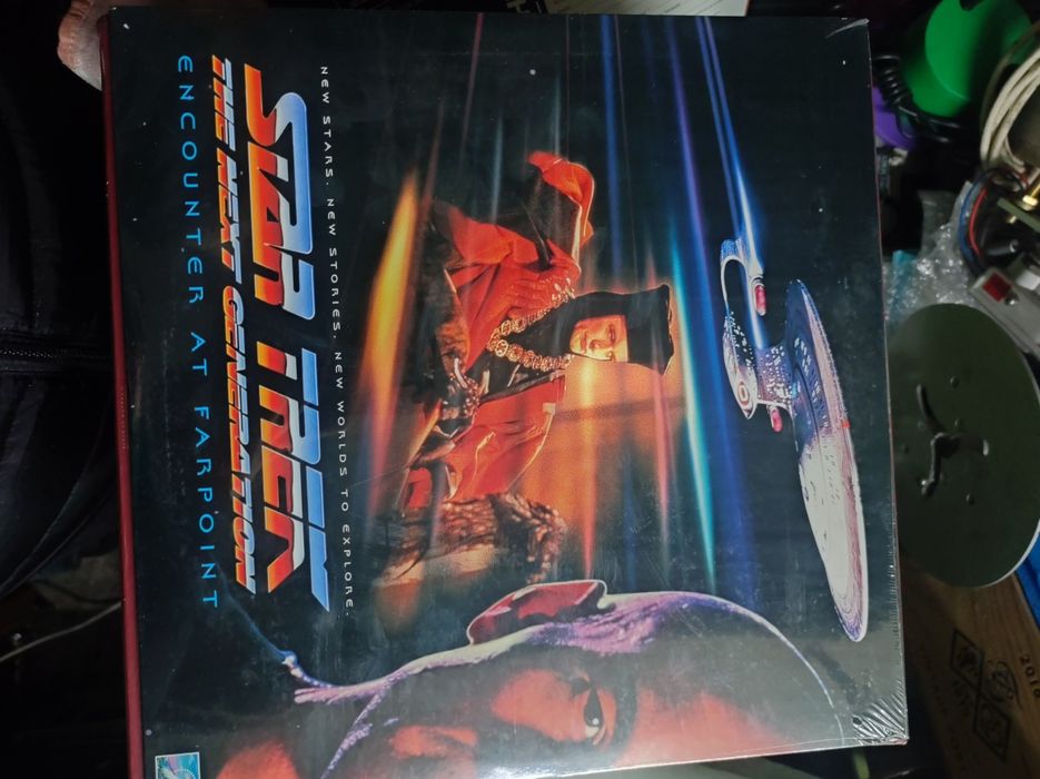Laser disco Star trek novo só para colecionadores