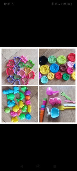 4 zestawy Play Doh Town: weterynarz, fryzjer, policjant, pizzerman