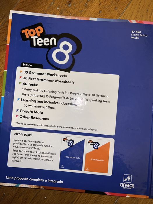 Inglês 8°ano- Top Teen- Areal Editores
