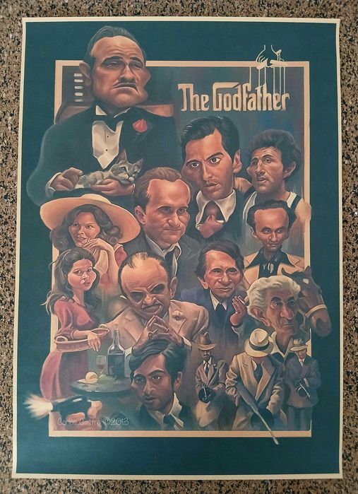 Poster - The Godfather (papel kraft, 30x42 cm)