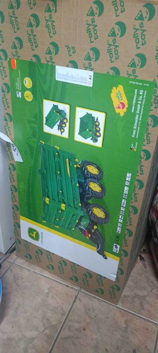 Trzyosiowa przyczepa Rolly Toys John Deer