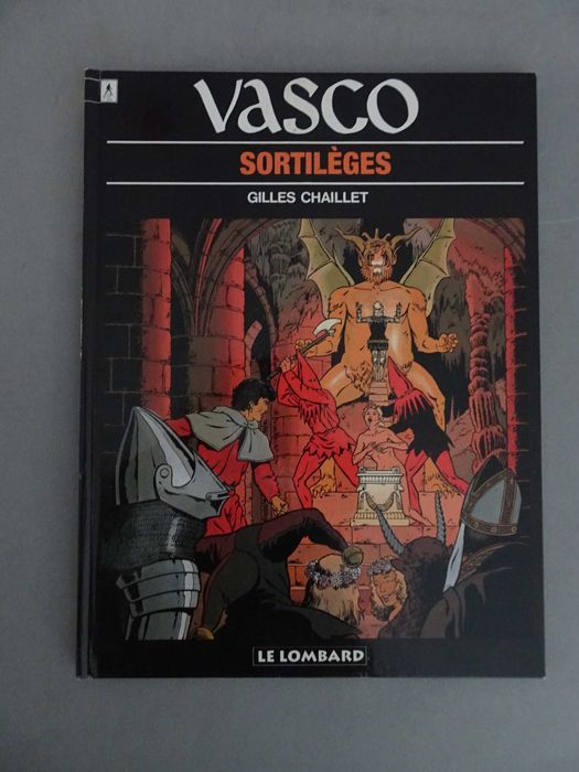 Livro BD Banda Desenhada em francês Vasco - Sortilèges (capa dura) Gilles Chaillet - Le Lombard