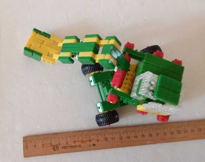 Конструктор детский «Экскаватор и кран» из 190 деталей