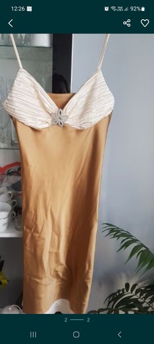 Sukienka z satyny