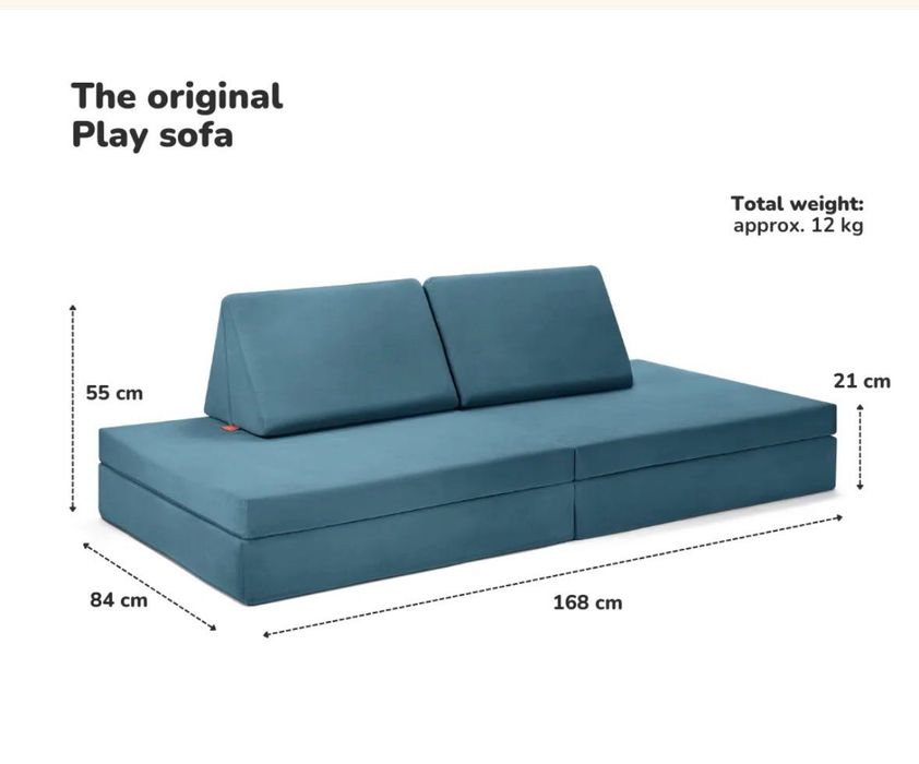 Sofá sectional criança
