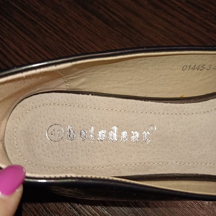 Балетки з відкритим носком