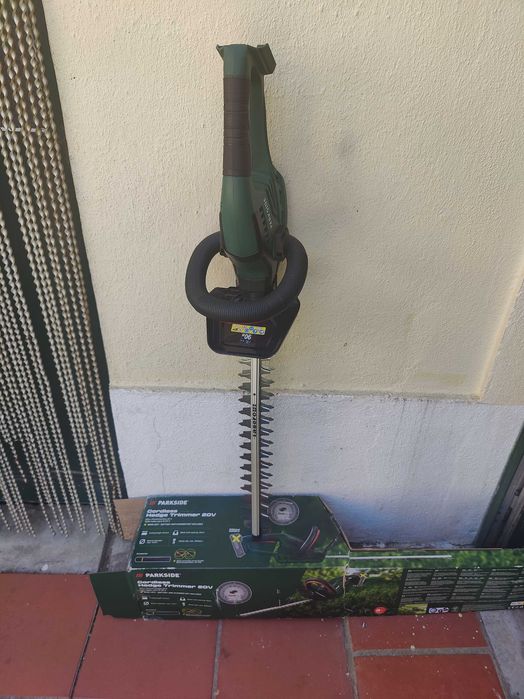 máquina de cortar arbustos parkside