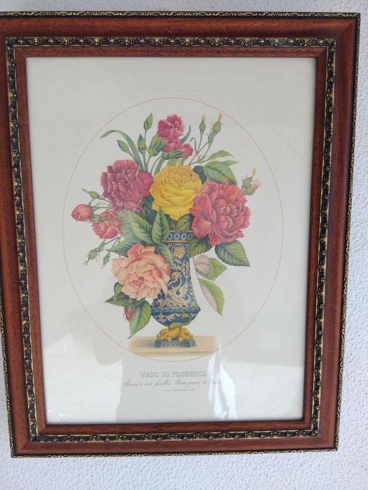 Venda de quadro com bonita moldura