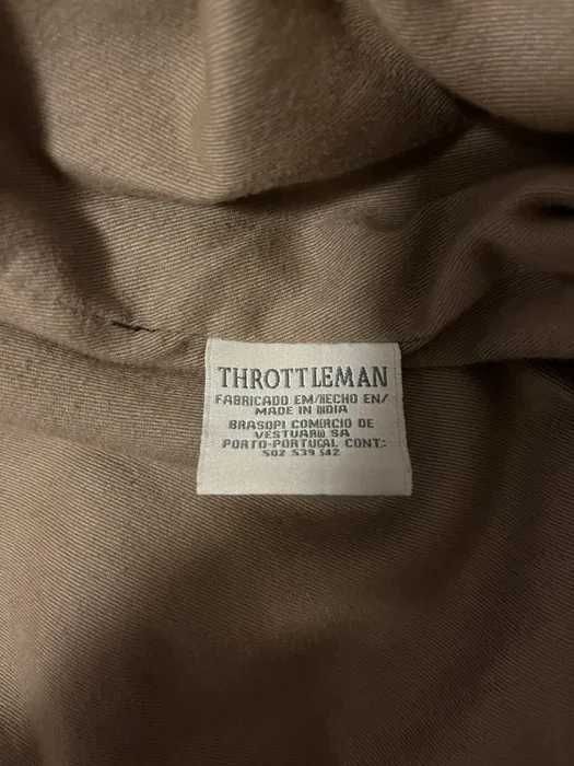 Casaco homem Throttleman de pele genuína homem L