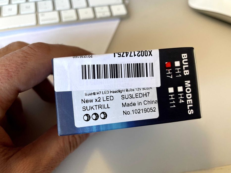 Lâmpadas H7 LED de carro e moto, 28000LM