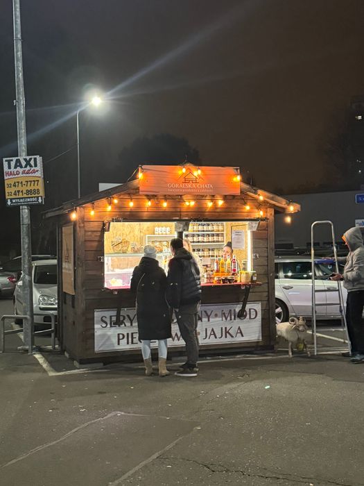 Budka handlowa z miejscem handlowym