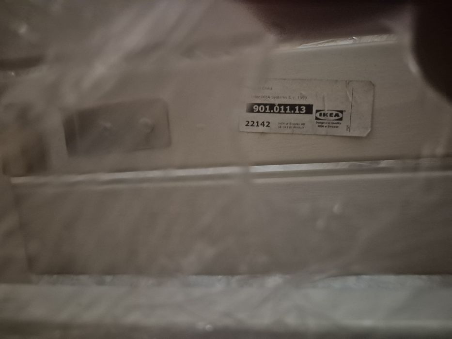 Oryginalny zestaw ogrodowy IKEA Mälarö – stół + krzesło (Biały) • Stan Idealny