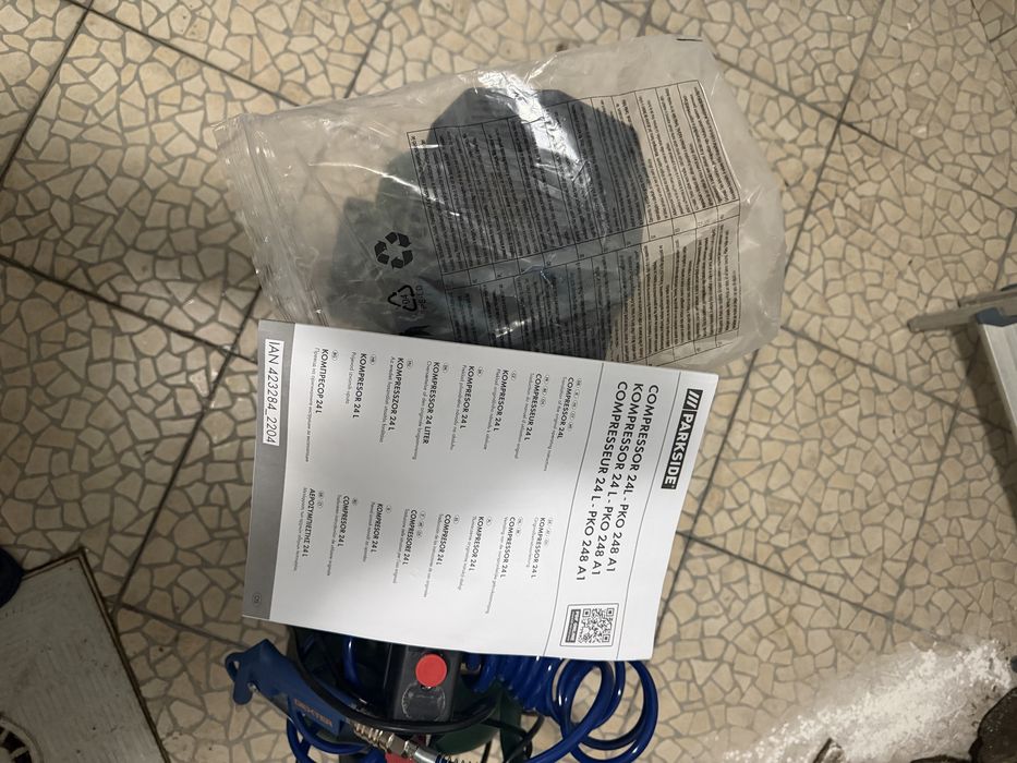 Compressor 24l novo com ponteira de ar dexter