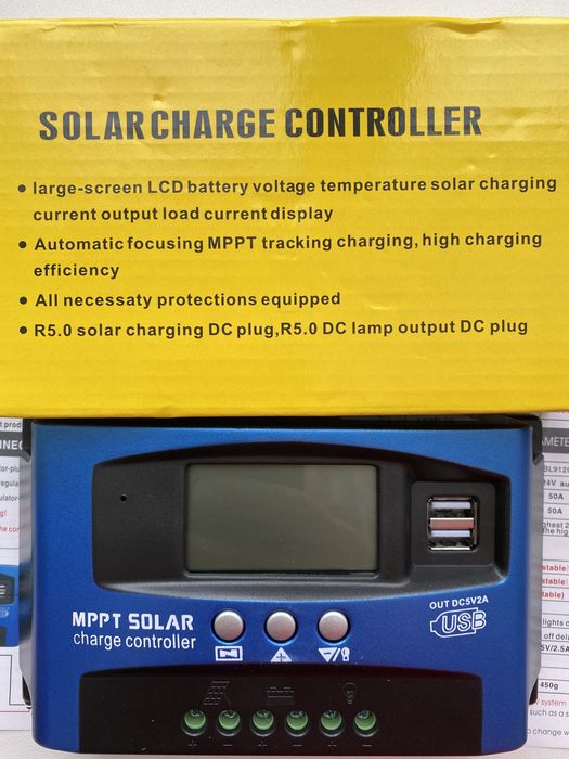 Контролер сонячних панелей MPPT Solar 30a, 40,50,60 і 100а