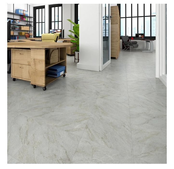 4.3m2 2xYullpaper szara biała podłoga winylowa samoprzylepna 24 sztuki