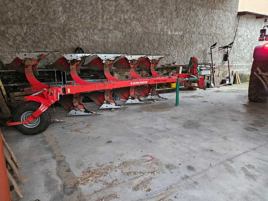 Pług 5 skib obrotowy – super stan, bez wkładu, Agro masz