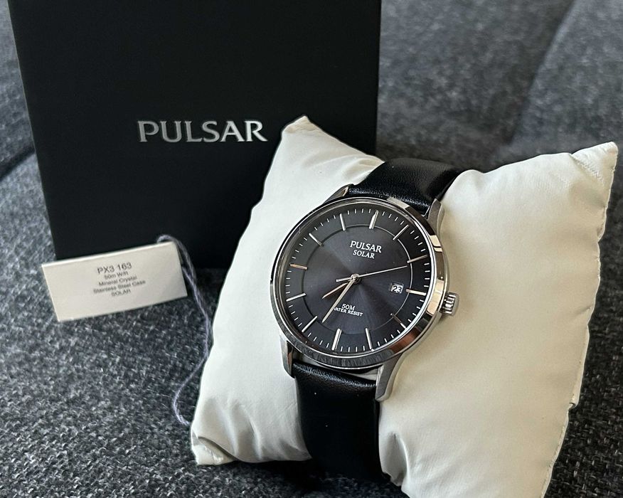 Zegarek garniturowy Pulsar Solar (by Seiko) - stan igła!
