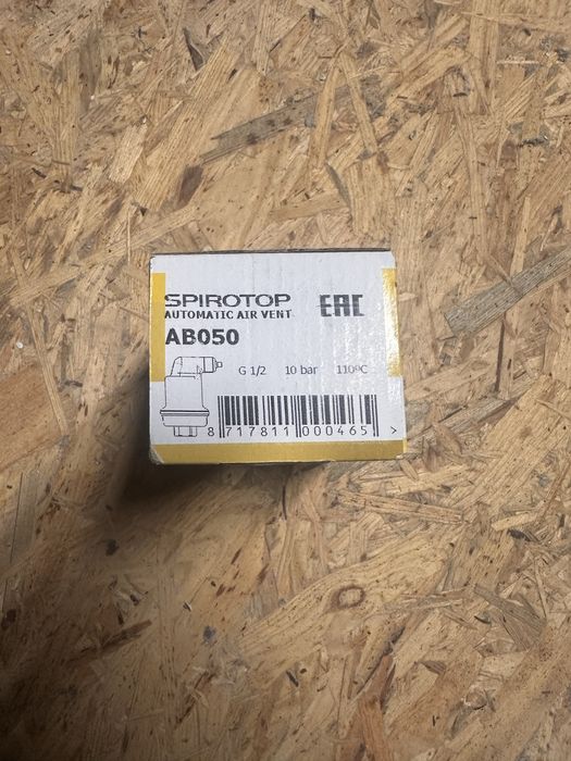 Odpowietrznik automatyczny Spirotop G 1/2 cala, 10 bar, 110°C AB050