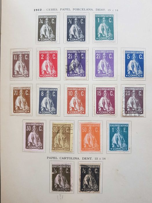 Álbum selos de portugal 1853