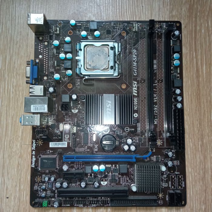 Материнська плата msi g41m-sp20. Повністю робоча