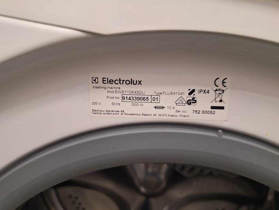 Pralka Electrolux 6kg 1000 obr. Slim 6 Miesiecy Gwarancji