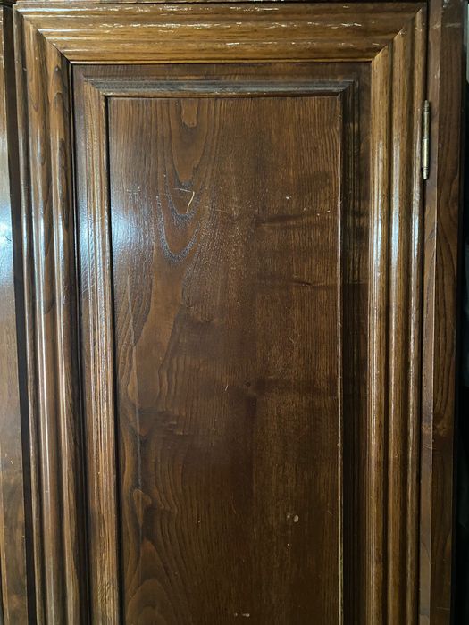 Guarda-vestidos de madeira de carvalho maciço