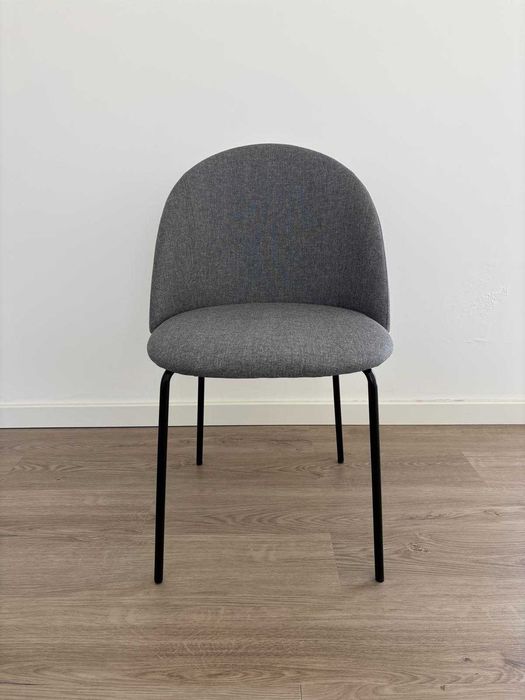 Conjunto 4 cadeiras Cinza Mesa Jantar